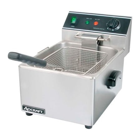 Admiral Craft Equipment. Adcraft - Countertop Fryer, Electric, Single Tank, 120V DF-6L
